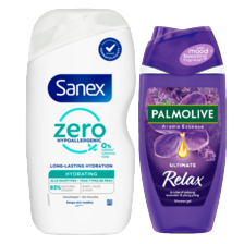 Palmolive douche of alle Sanex